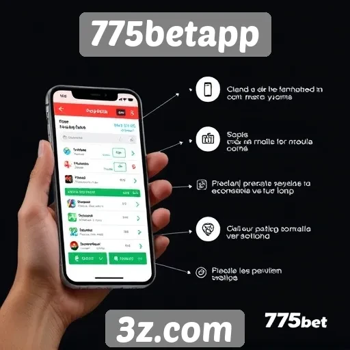 Funcionalidades da plataforma 775betapp
